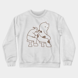 Cat Love Tattoo Crewneck Sweatshirt